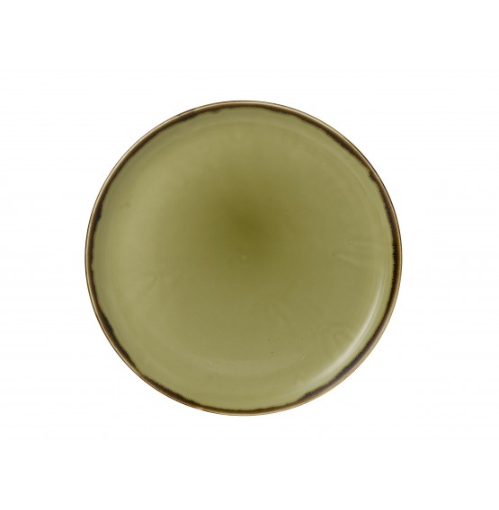 Harvest Green Coupe Plate